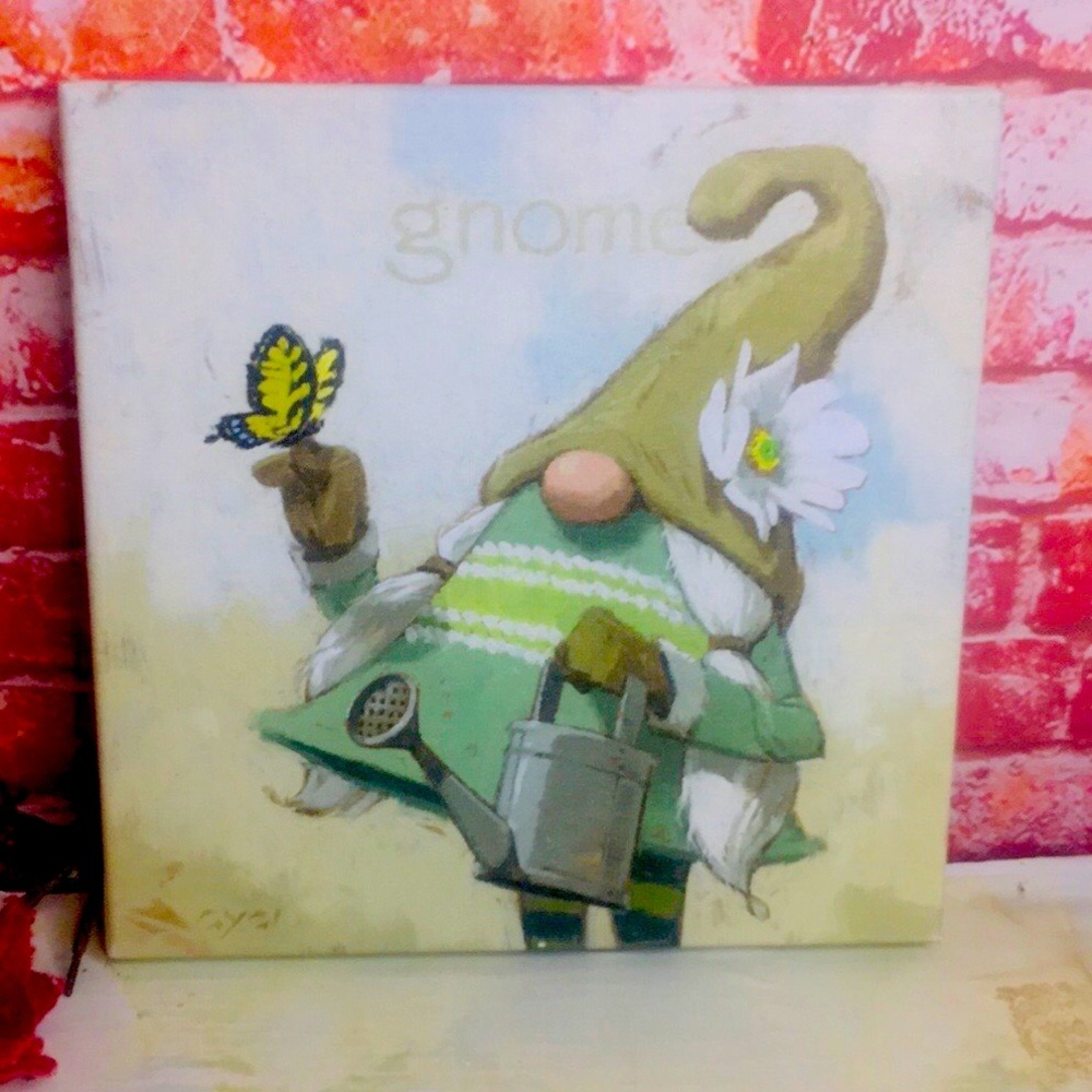 Darren Gygi Canvas Spring Gnome Art Print